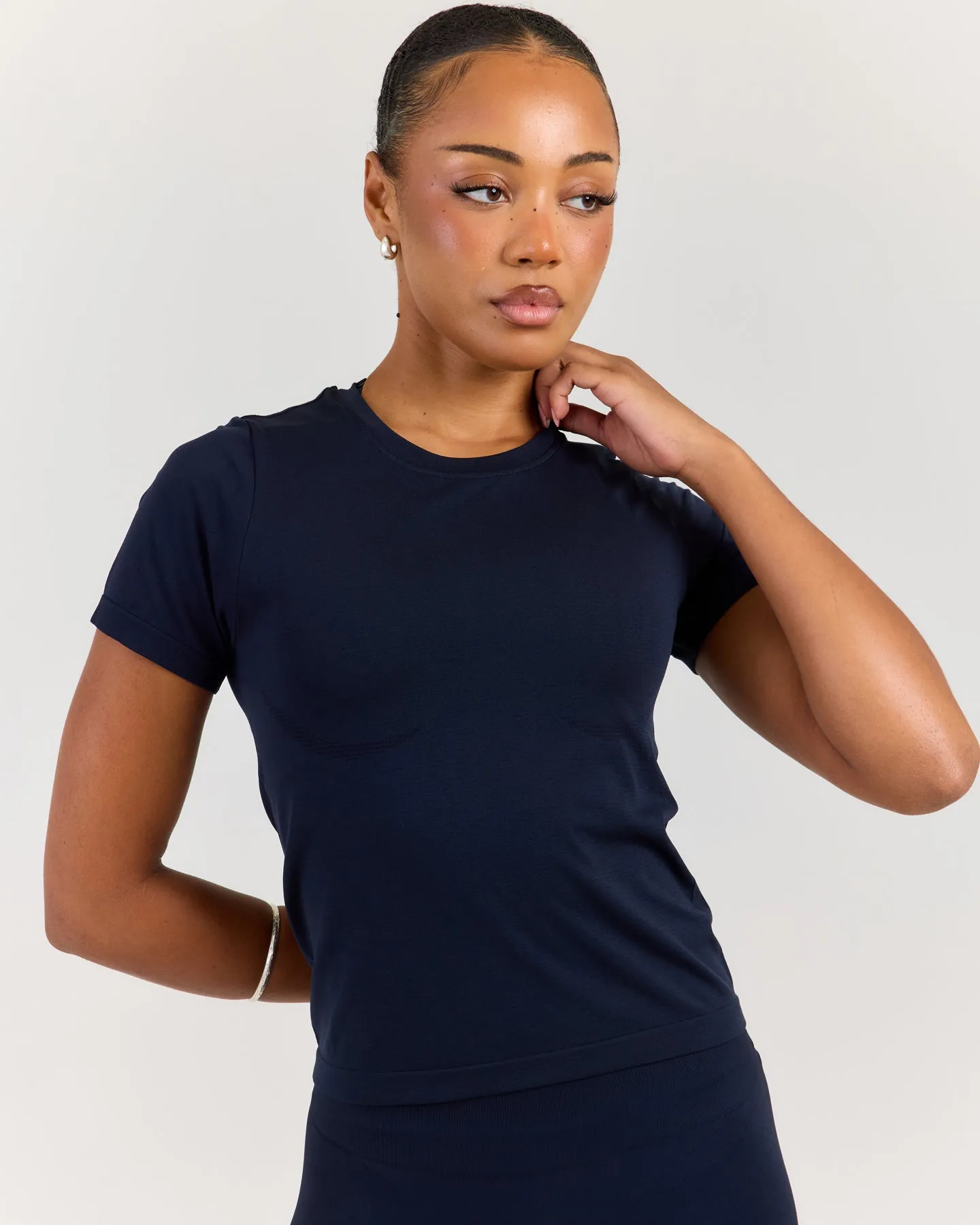 Elite Seamless Everyday Tee - Navy sold by Elite Eleven product image thumbnail 4