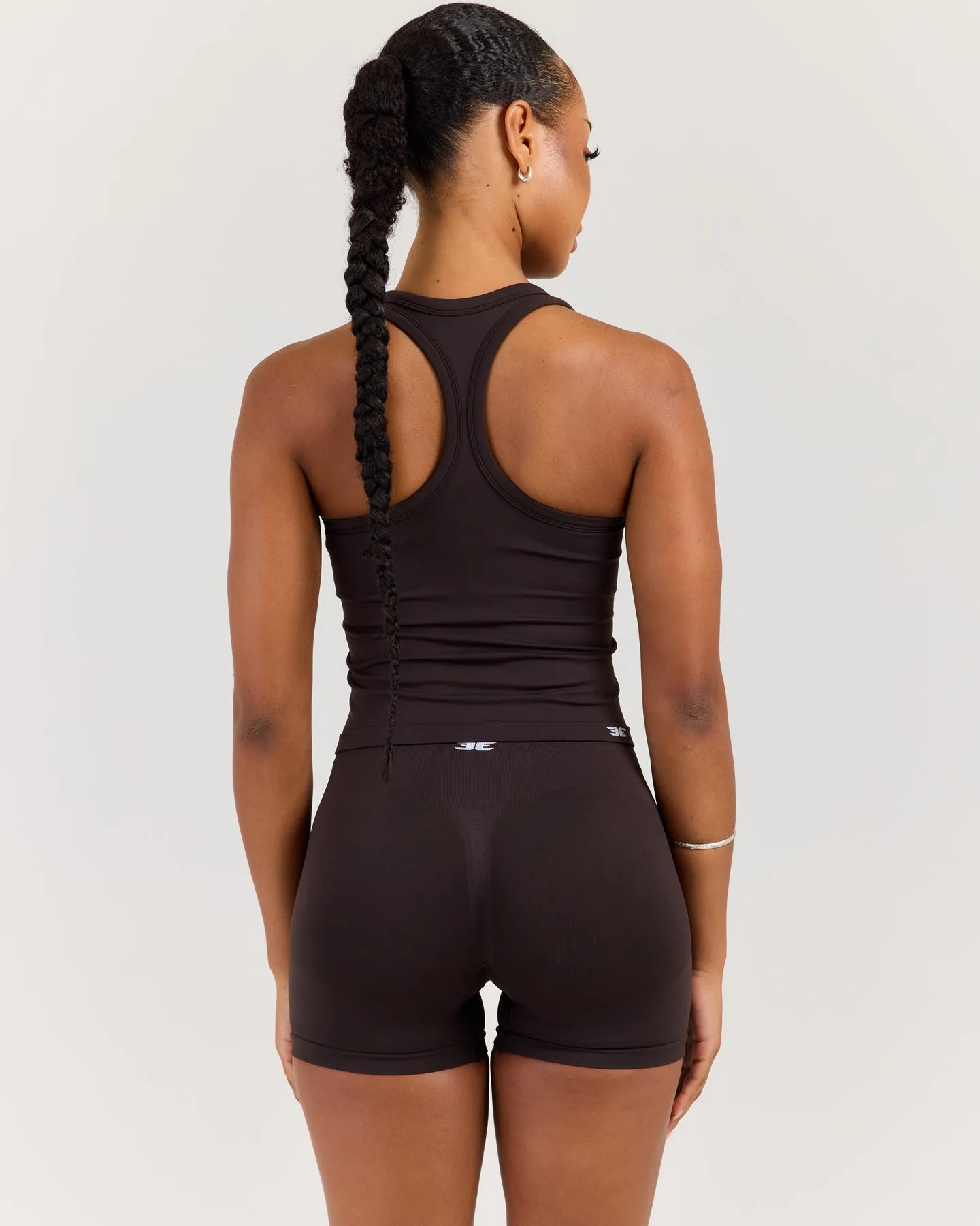 Elite Seamless Racer Tank - Coffee Bean sold by Elite Eleven product image thumbnail 2