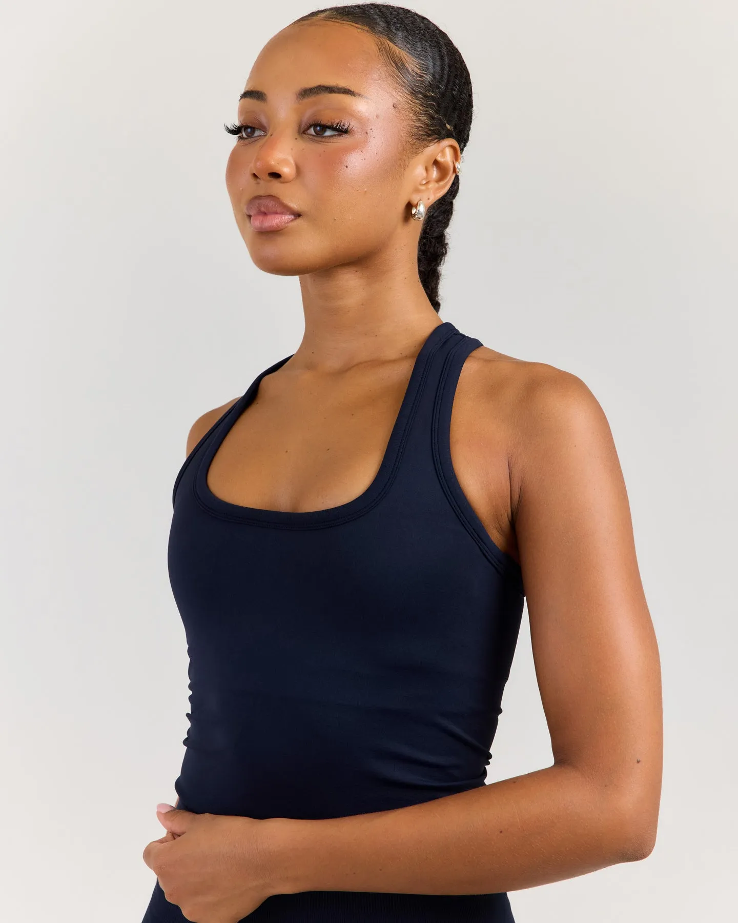 Elite Seamless Racer Tank - Navy sold by Elite Eleven product image thumbnail 4