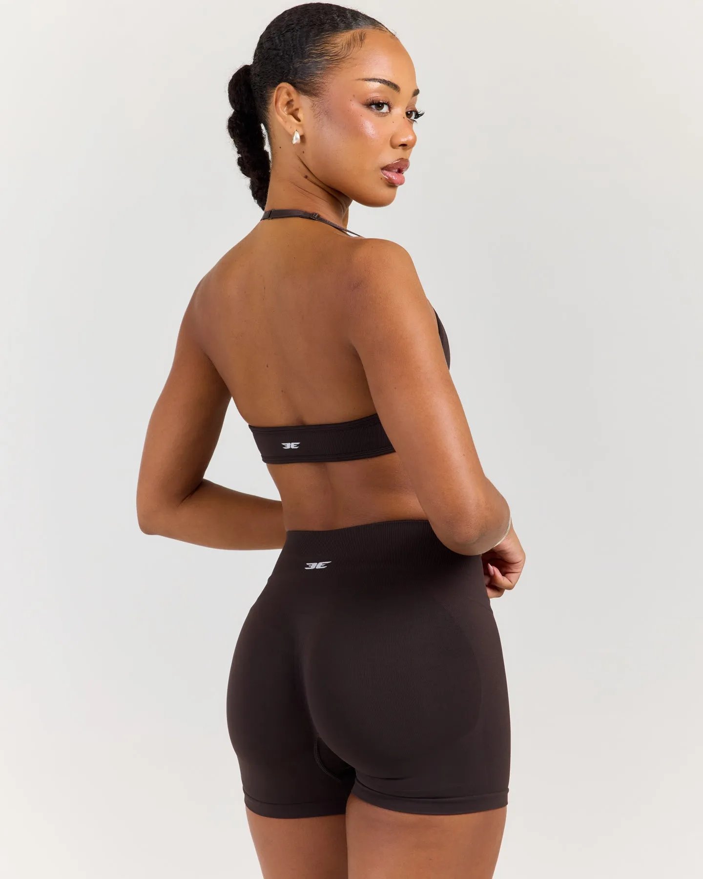 Elite Seamless Thin Halter Bra - Coffee Bean sold by Elite Eleven product image thumbnail 2