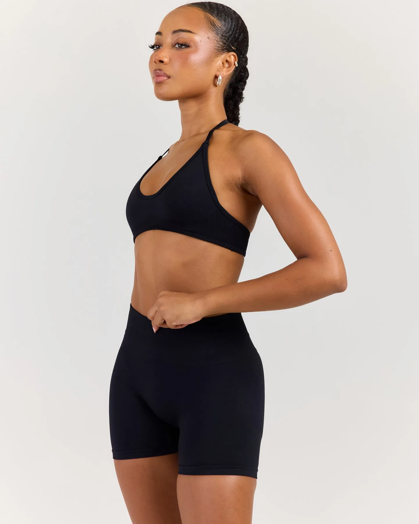 Elite Seamless Thin Halter Bra - Black sold by Elite Eleven product image thumbnail 3