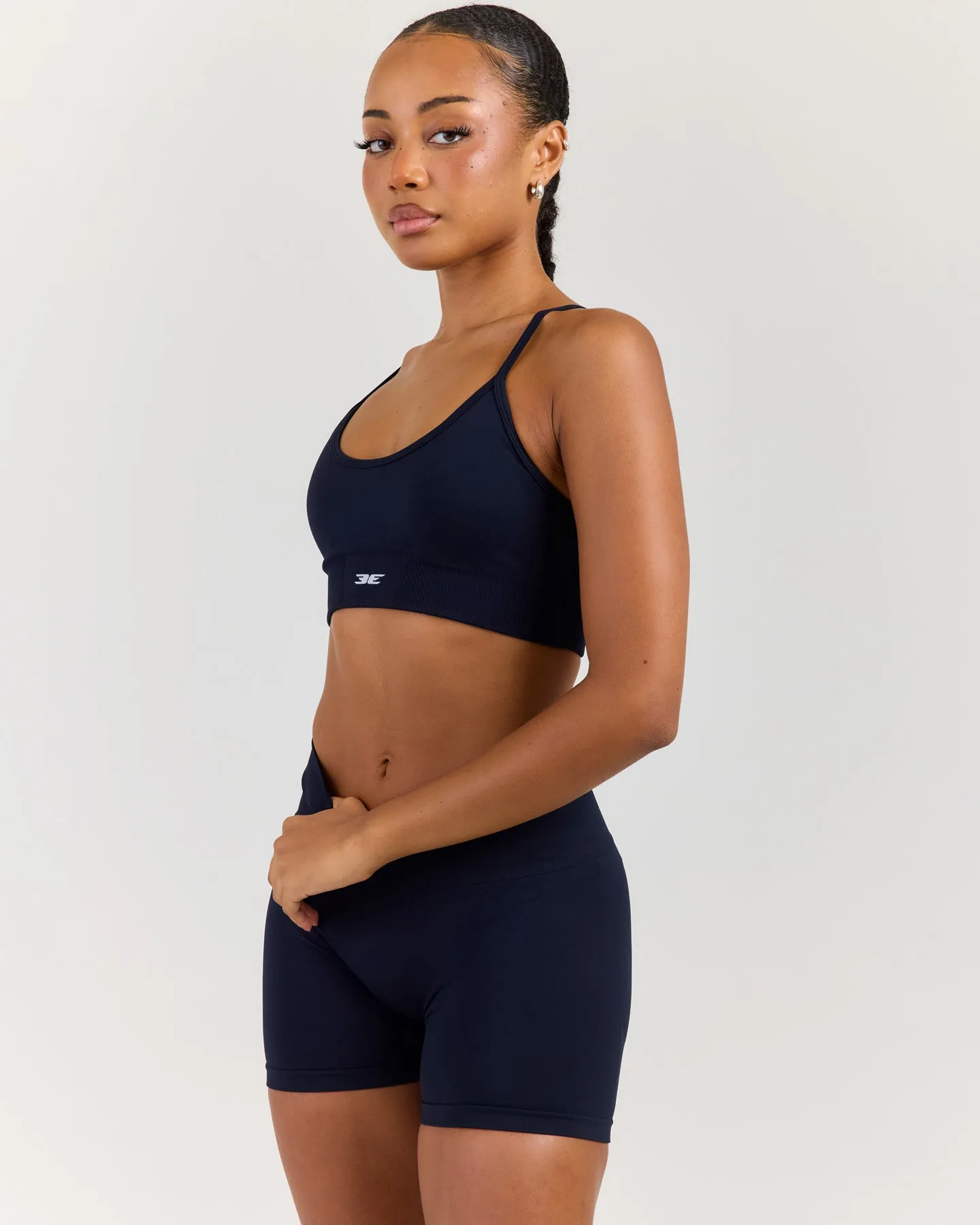 Elite Seamless Cross Back Bra - Navy sold by Elite Eleven product image thumbnail 3