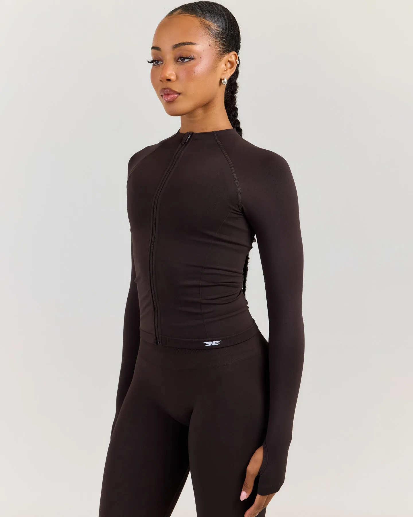 Elite Seamless Jacket V2 - Coffee Bean sold by Elite Eleven product image thumbnail 3