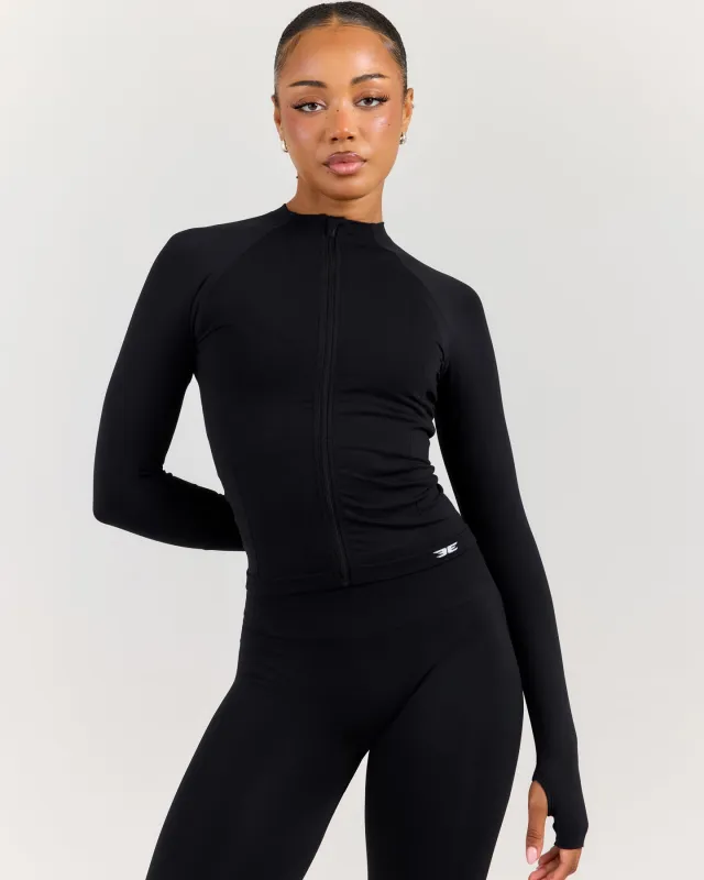 Elite Seamless Jacket V2 - Black made by Elite Eleven