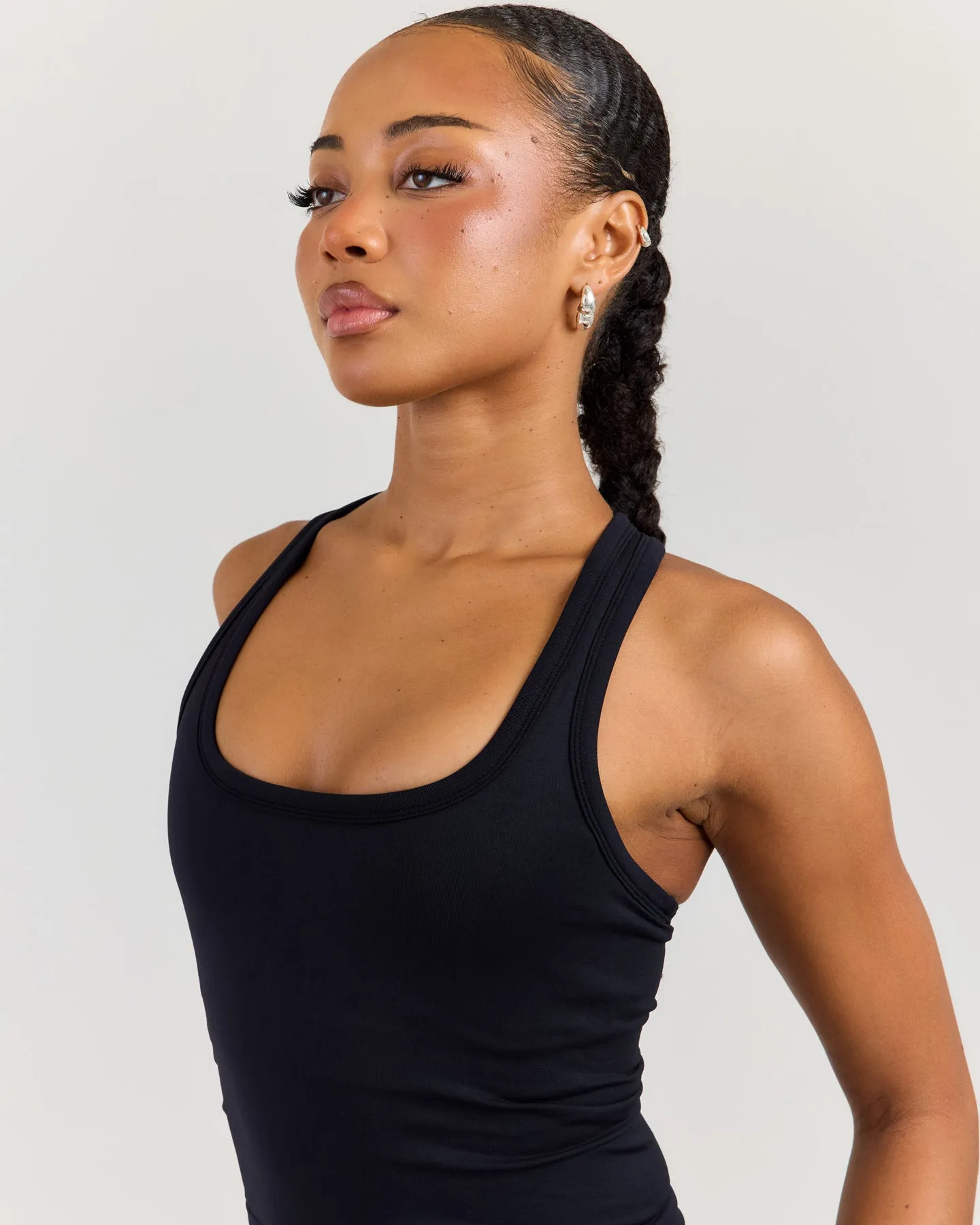 Elite Seamless Racer Tank - Black sold by Elite Eleven product image thumbnail 4
