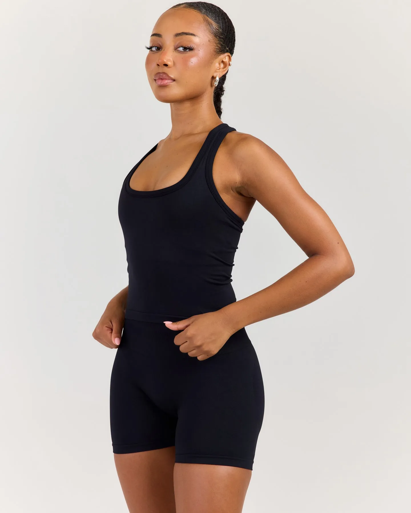 Elite Seamless Racer Tank - Black sold by Elite Eleven product image thumbnail 3
