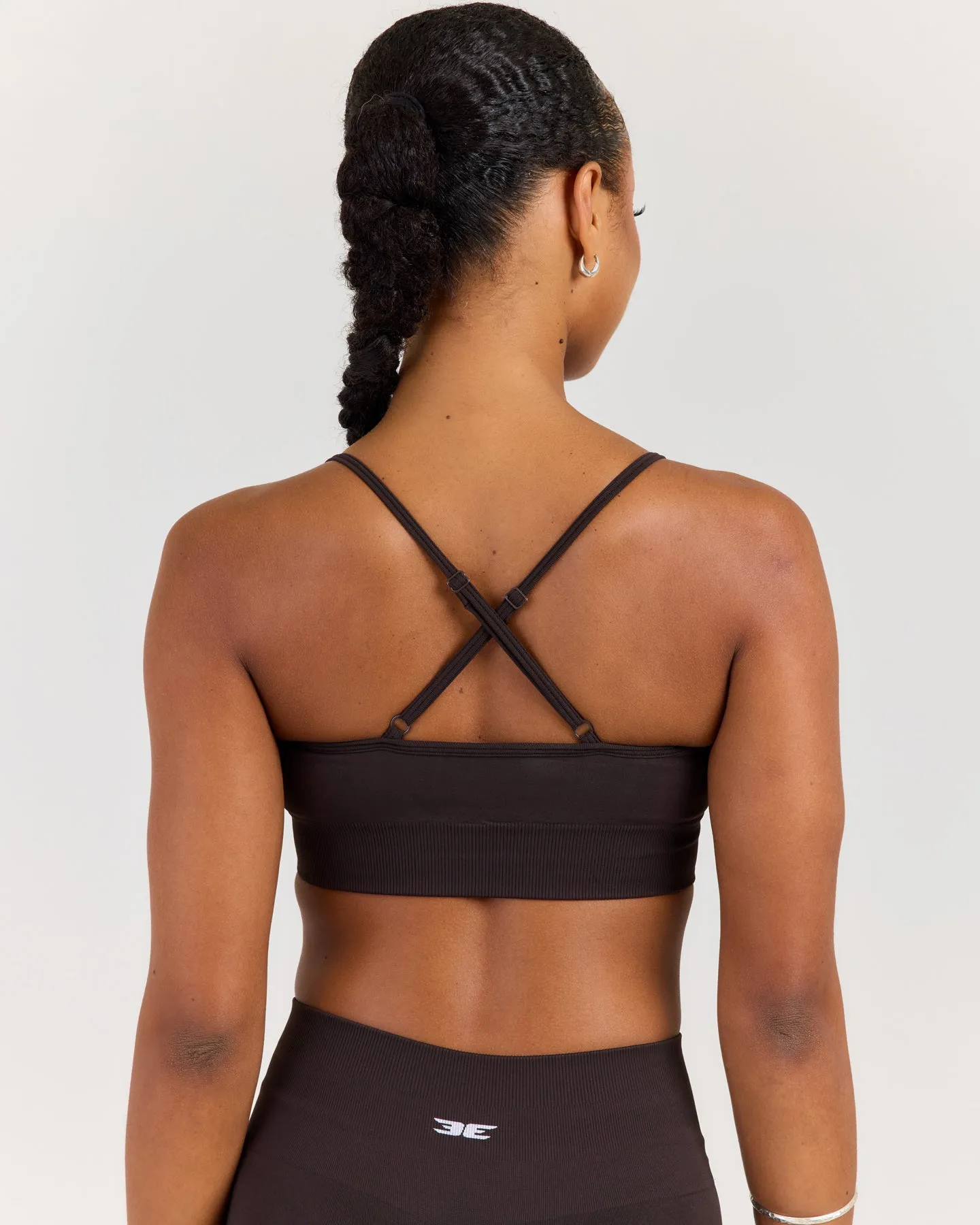 Elite Seamless Cross Back Bra - Coffee Bean sold by Elite Eleven product image thumbnail 4