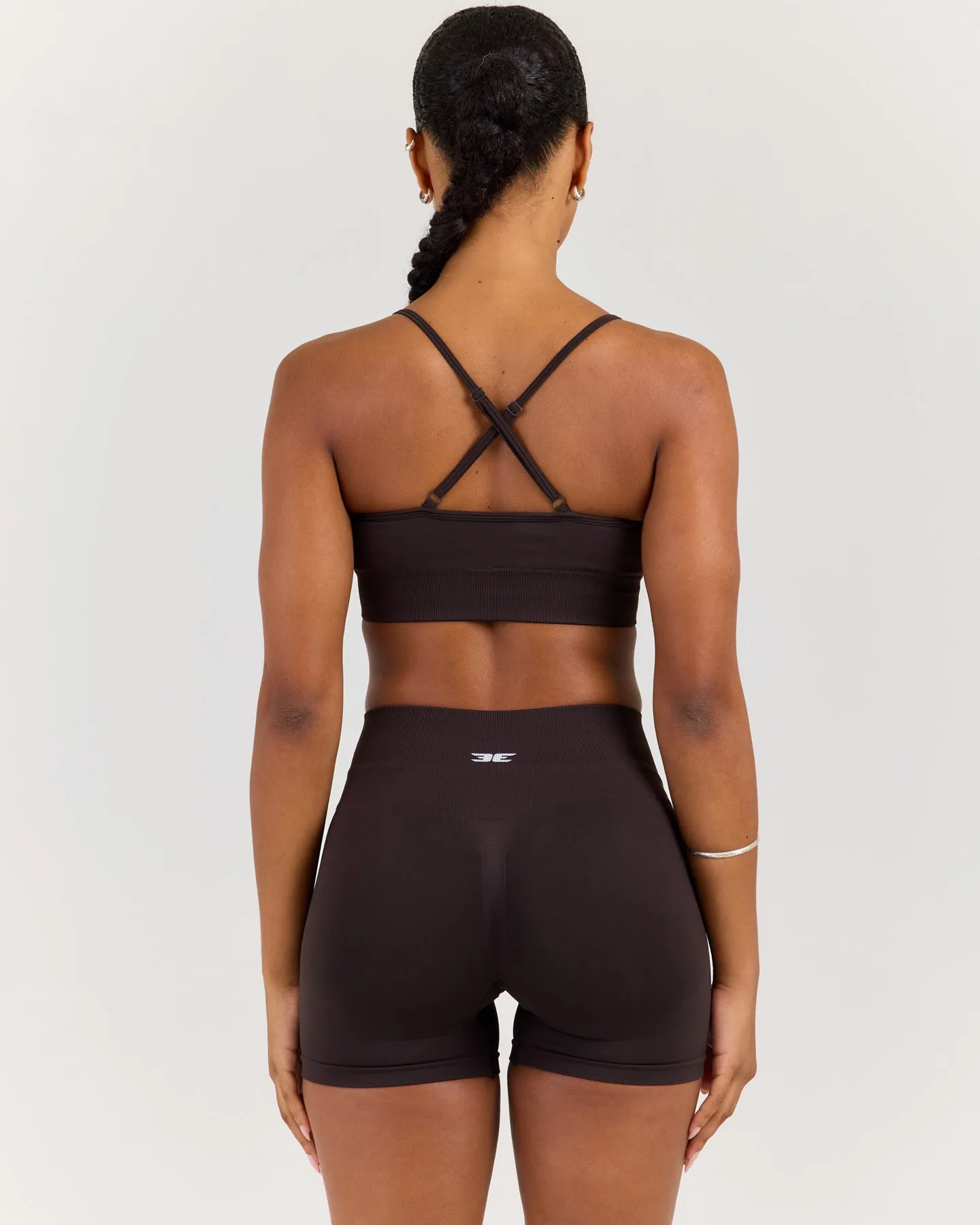 Elite Seamless Cross Back Bra - Coffee Bean sold by Elite Eleven product image thumbnail 2