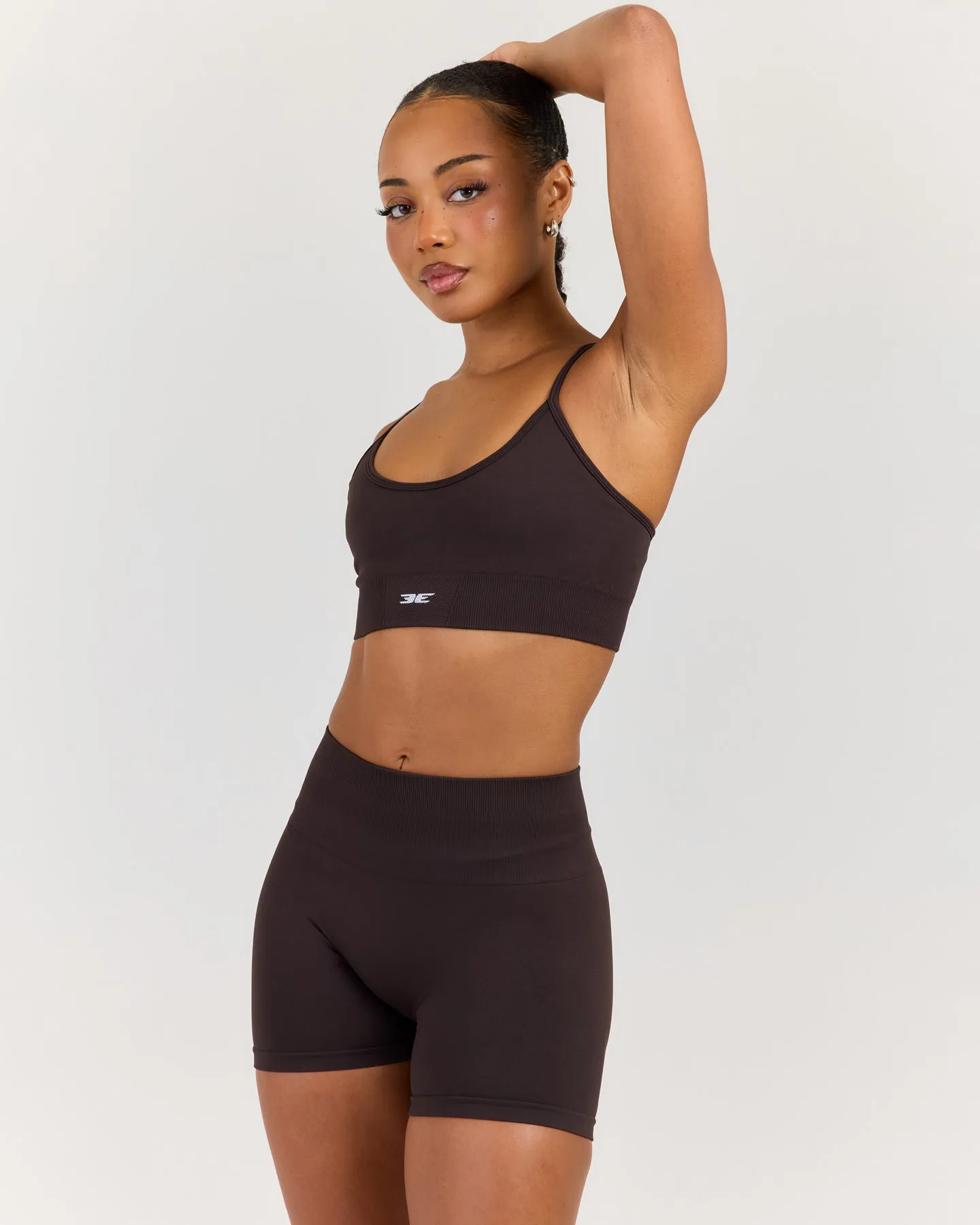 Elite Seamless Cross Back Bra - Coffee Bean sold by Elite Eleven product image thumbnail 3