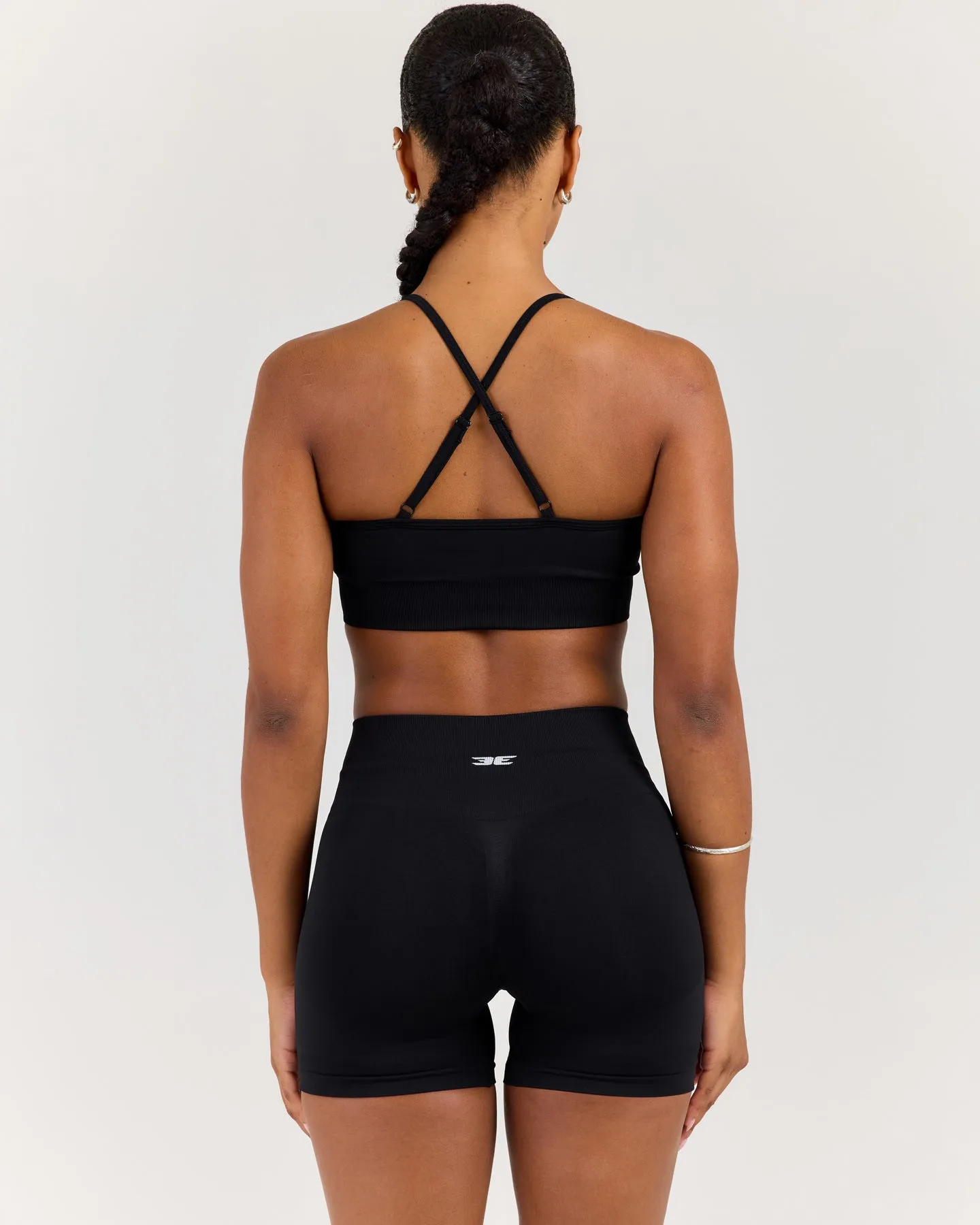 Elite Seamless Cross Back Bra - Black sold by Elite Eleven product image thumbnail 2