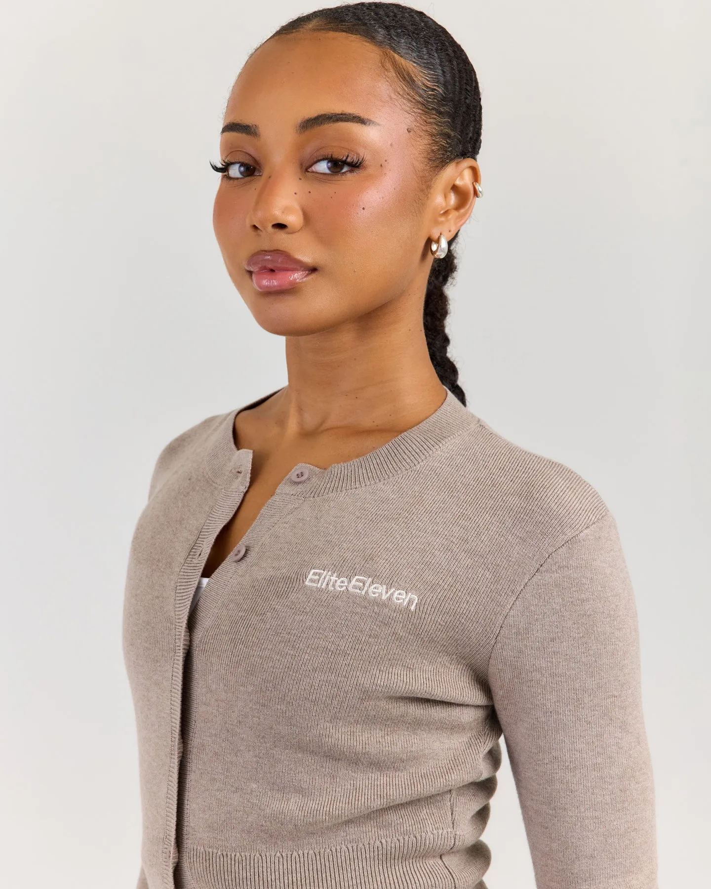 Lite Knit Button Up - Toasted Cashew sold by Elite Eleven product image thumbnail 4