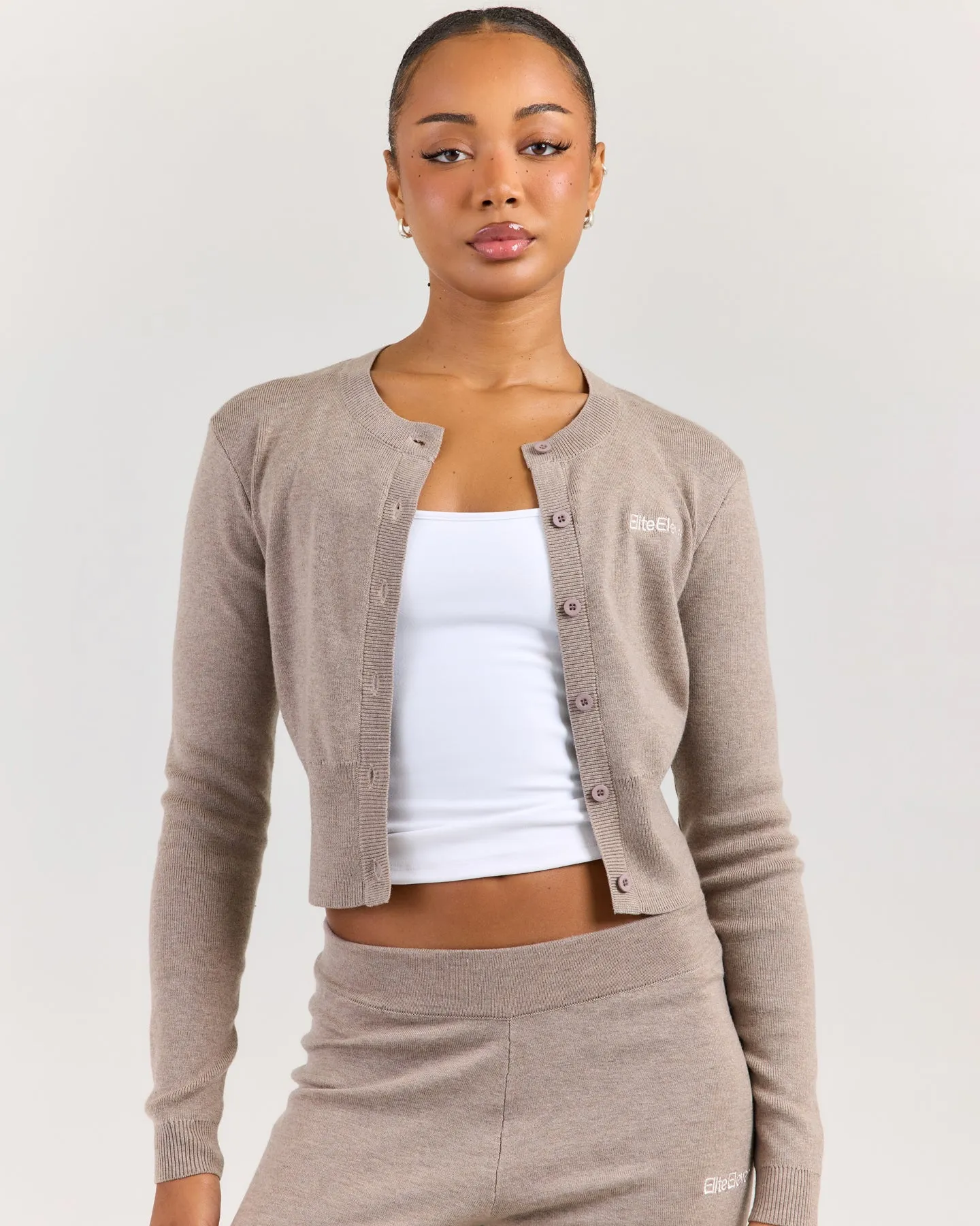 Lite Knit Button Up - Toasted Cashew sold by Elite Eleven