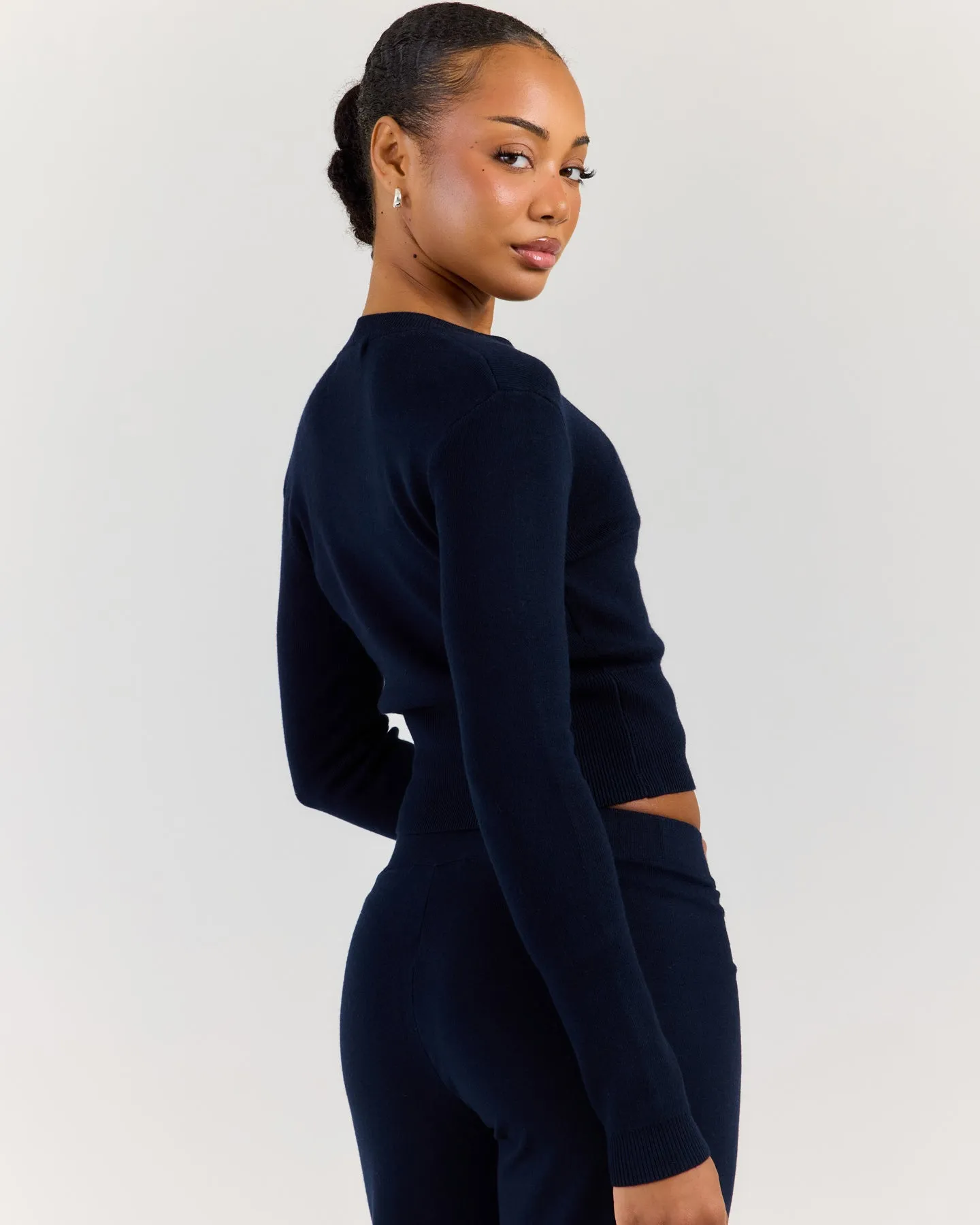 Lite Knit Button Up - Navy sold by Elite Eleven product image thumbnail 2