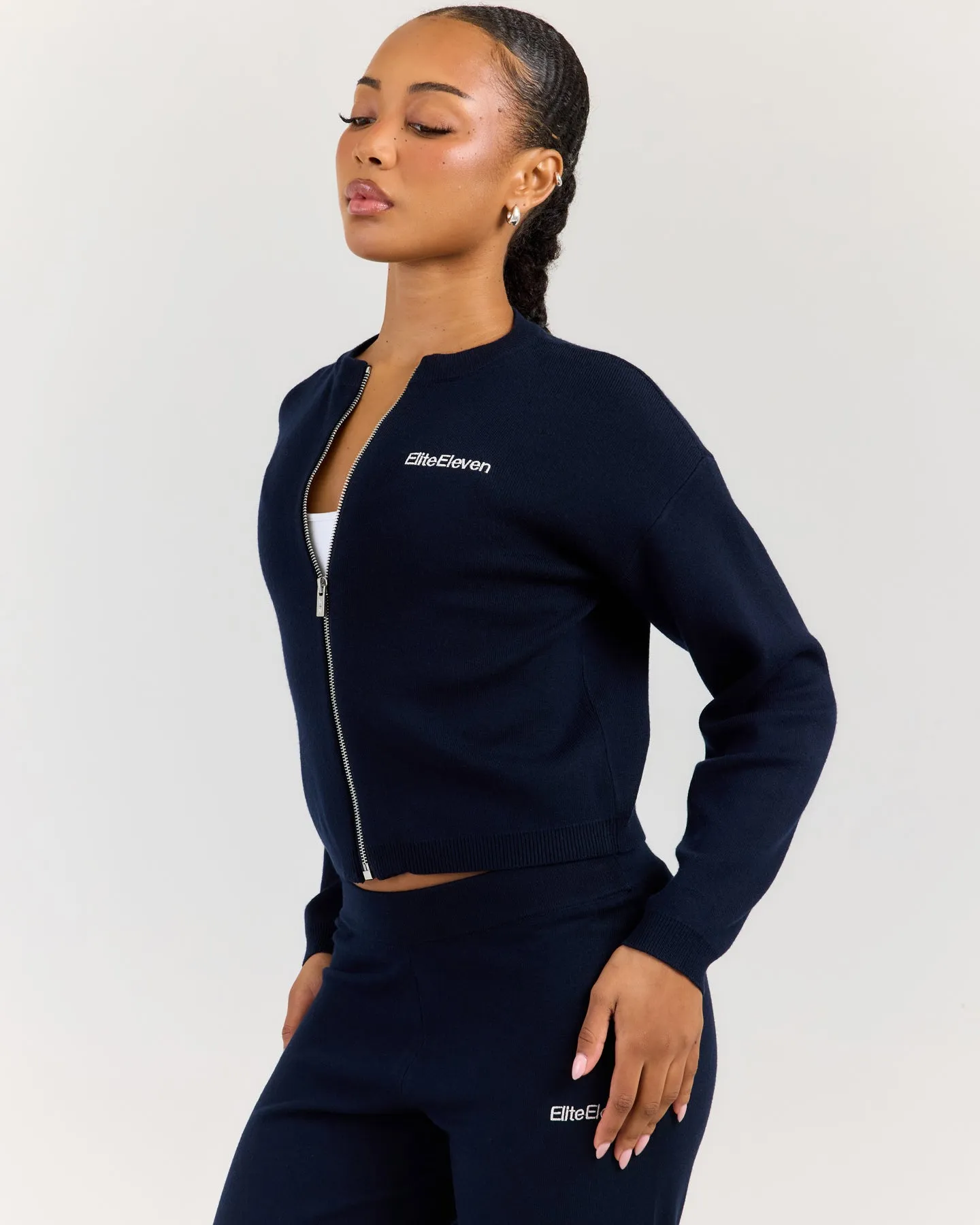 Lite Knit Zip Through - Navy sold by Elite Eleven product image thumbnail 3