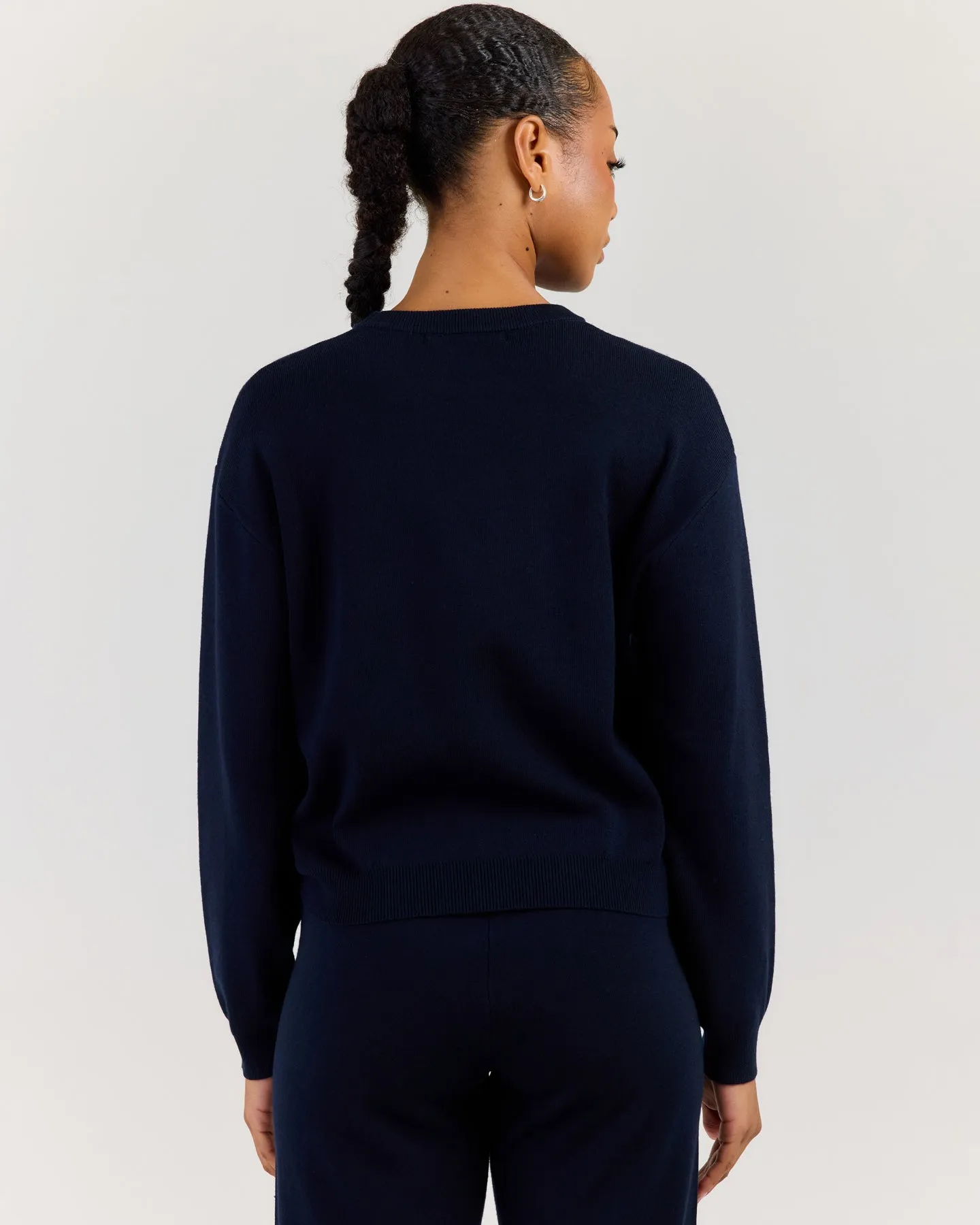 Lite Knit Crewneck - Navy sold by Elite Eleven product image thumbnail 2
