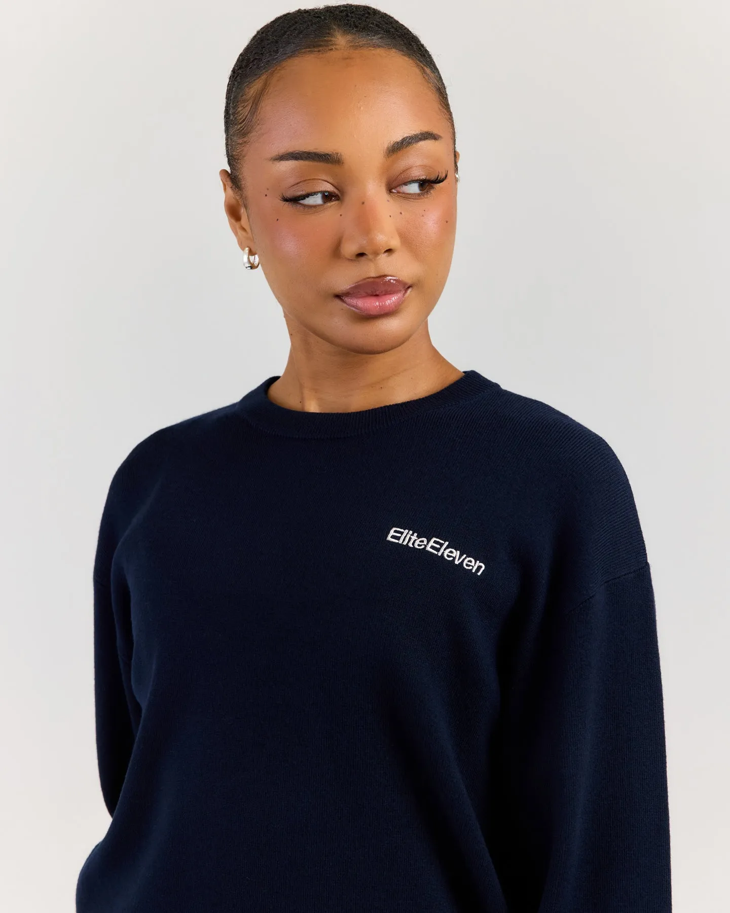 Lite Knit Crewneck - Navy sold by Elite Eleven product image thumbnail 4