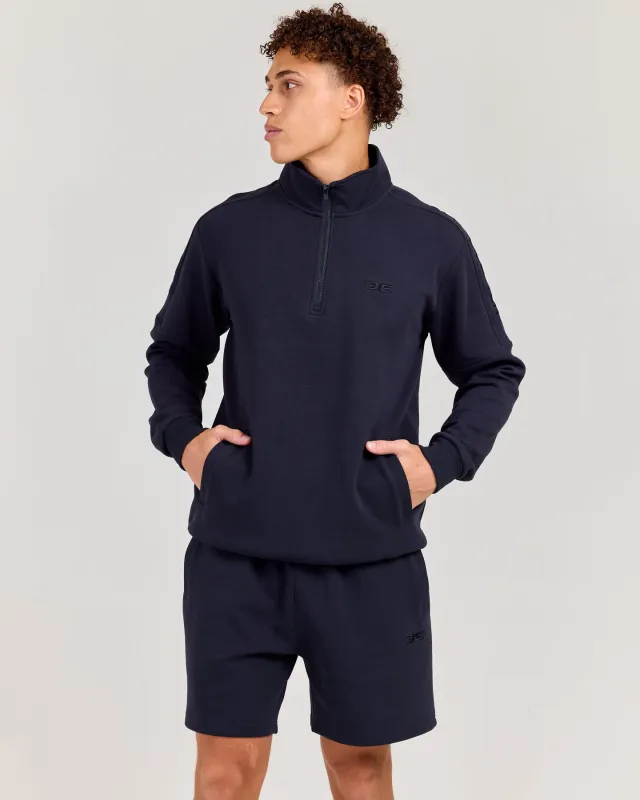 Division 1/4 Zip - Navy made by Elite Eleven