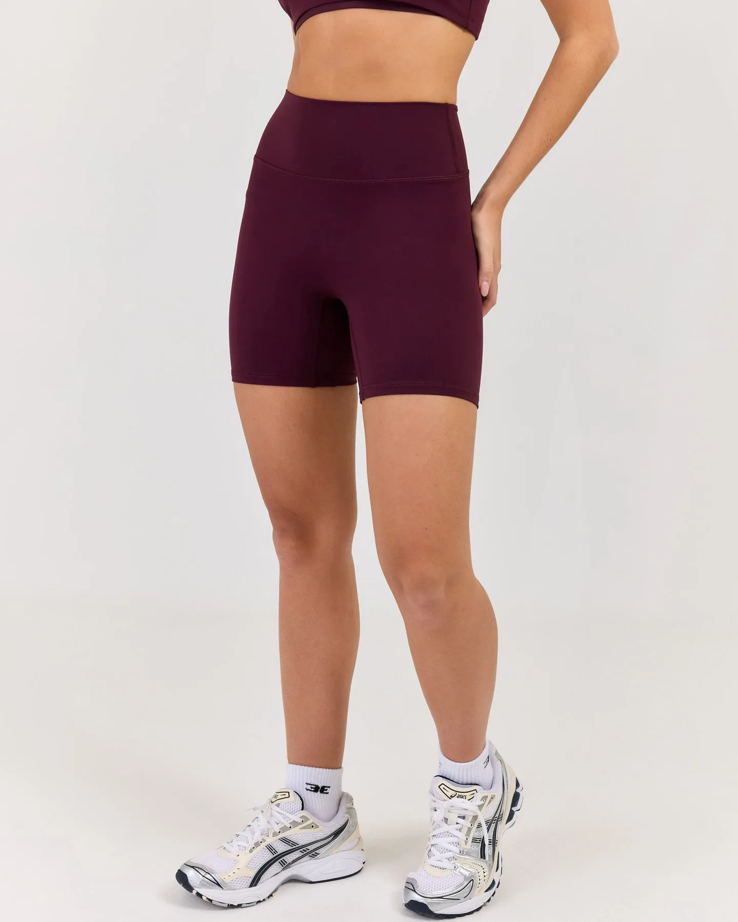 Luna Shorts - Deep Plum sold by Elite Eleven product image thumbnail 3