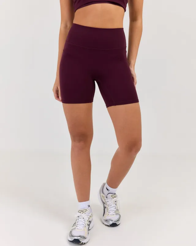 Luna Shorts - Deep Plum made by Elite Eleven