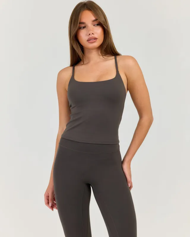 Luna Bend Tank - Olive made by Elite Eleven