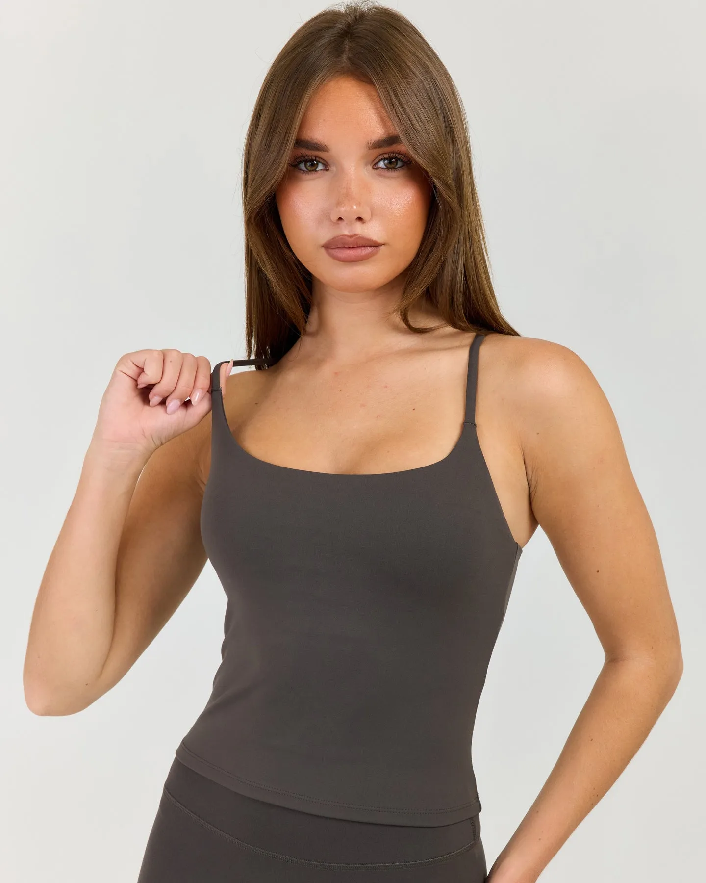Luna Bend Tank - Olive sold by Elite Eleven product image thumbnail 4