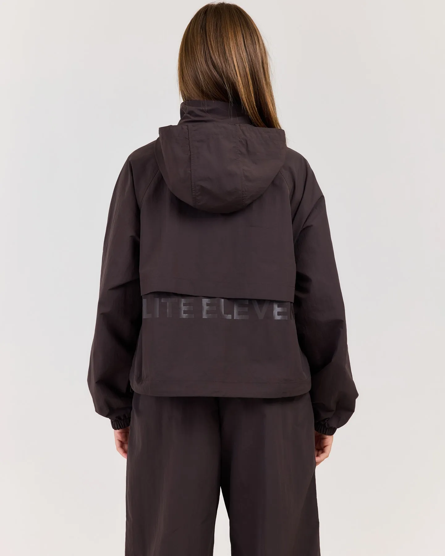 Lightweight Funnel Neck Jacket - Coffee Bean sold by Elite Eleven product image thumbnail 2