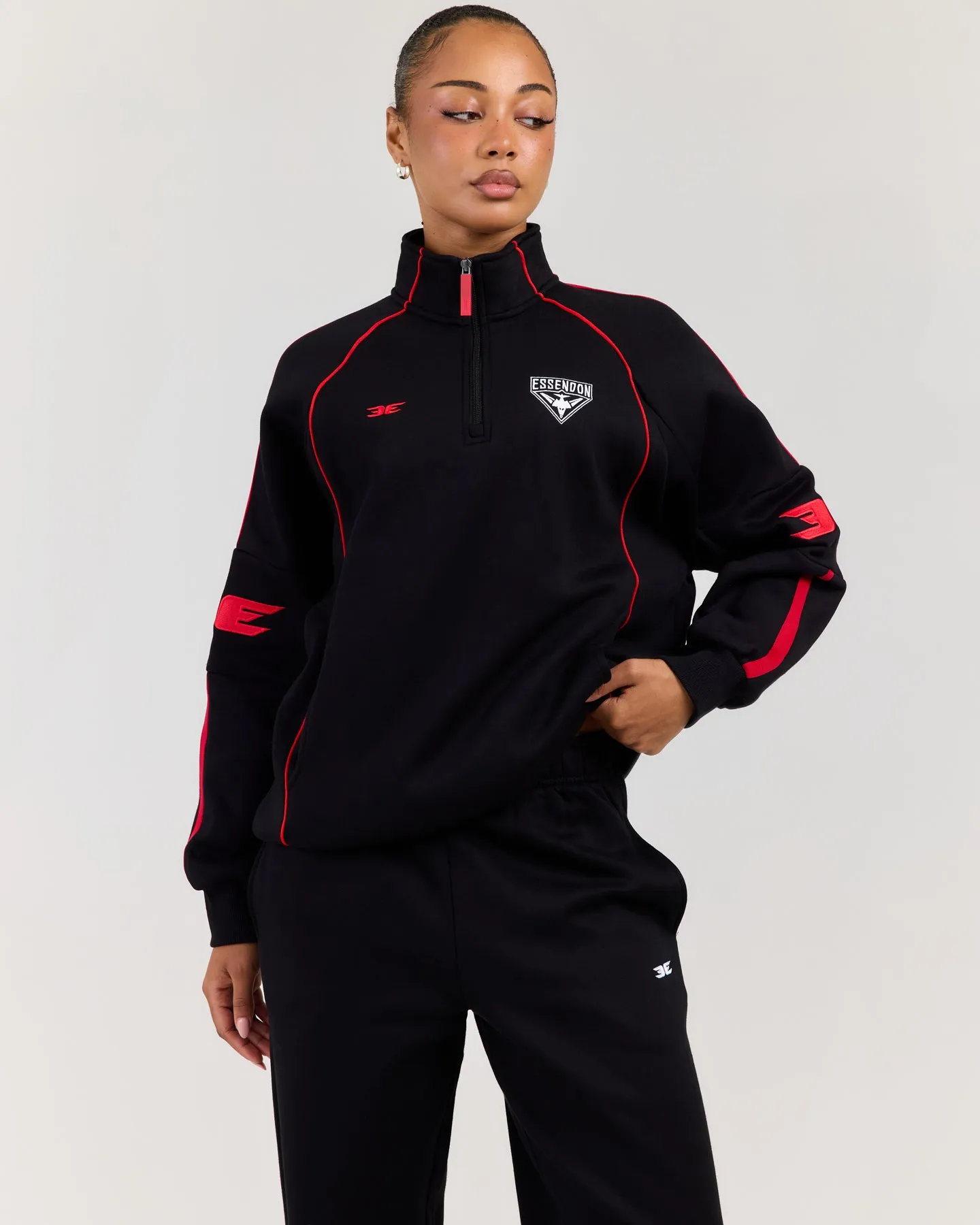 AFL x EE Retro 1/4 Zip - Essendon sold by Elite Eleven product image thumbnail 3