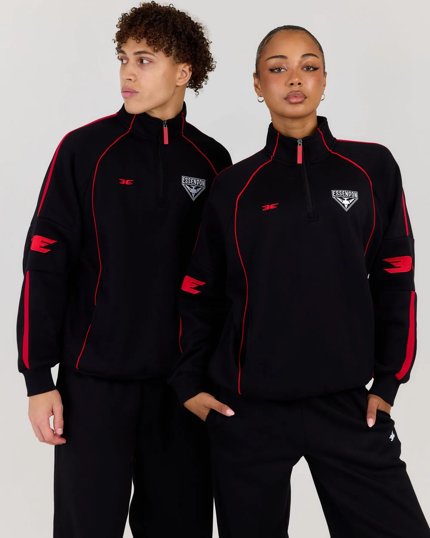 AFL x EE Retro 1/4 Zip - Essendon sold by Elite Eleven