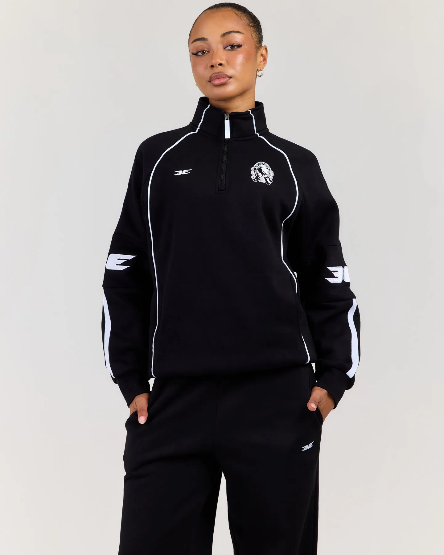 AFL x EE Retro 1/4 Zip - Collingwood sold by Elite Eleven product image thumbnail 2