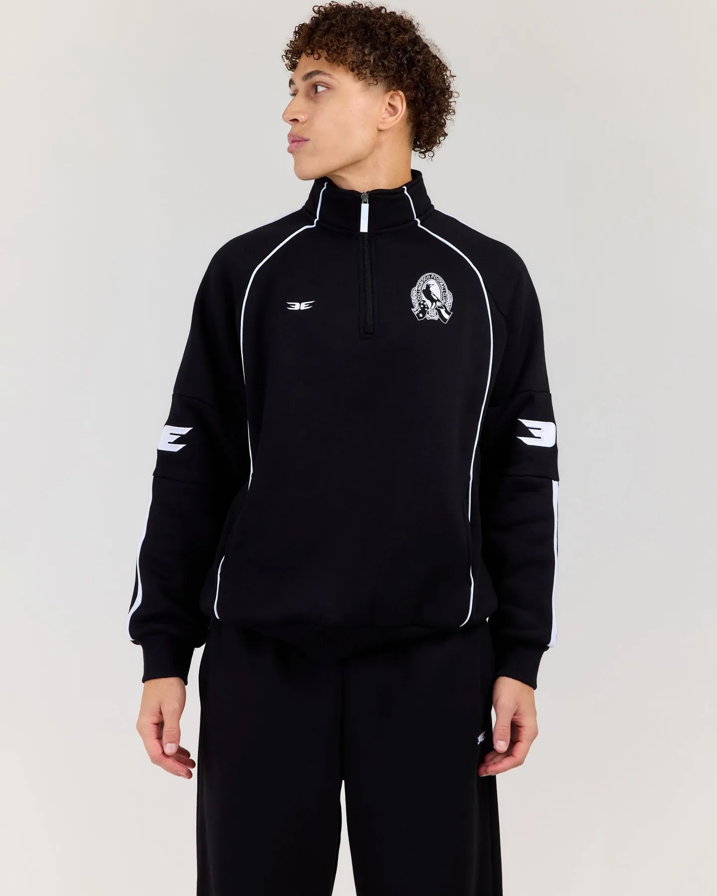 AFL x EE Retro 1/4 Zip - Collingwood sold by Elite Eleven product image thumbnail 3