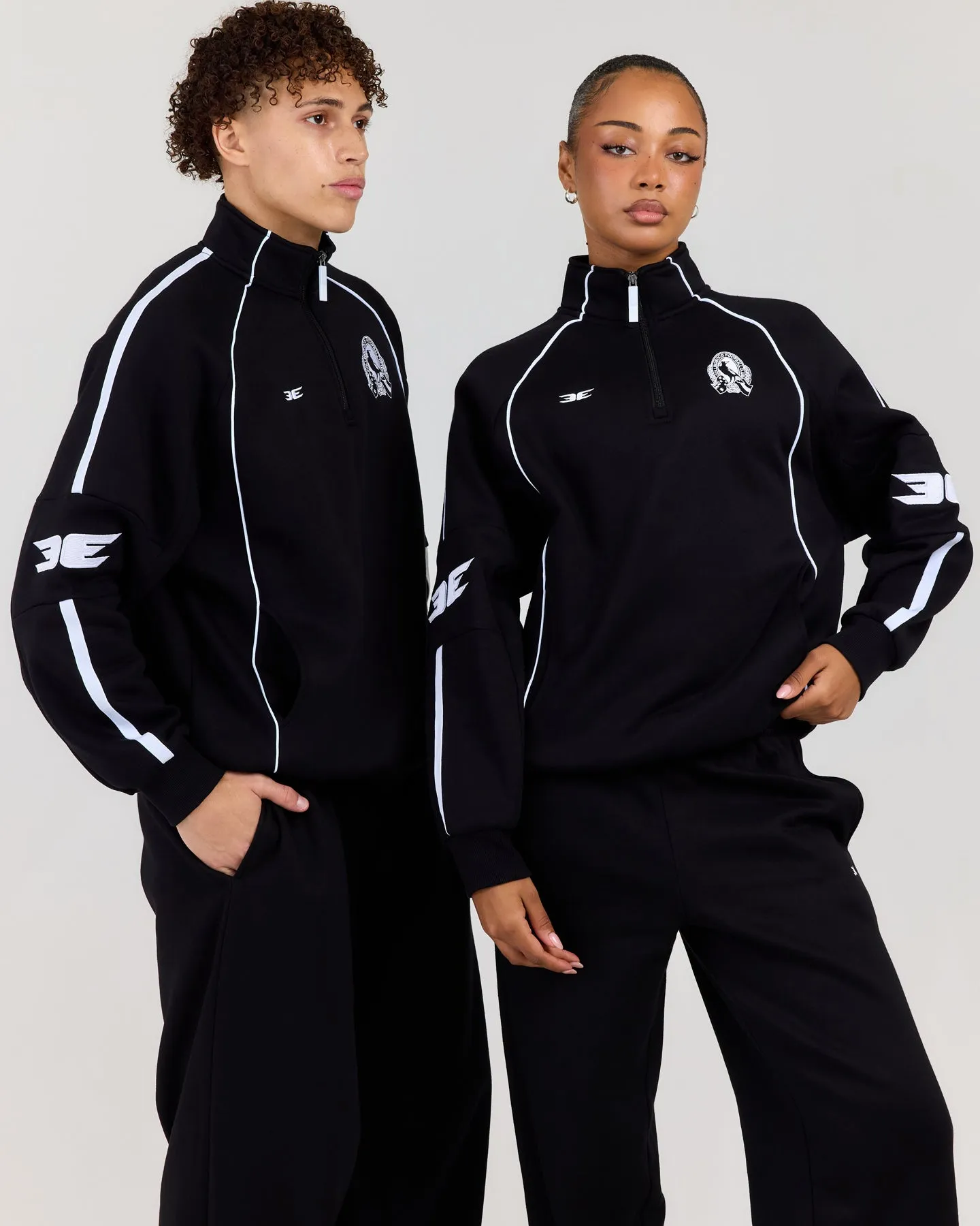 AFL x EE Retro 1/4 Zip - Collingwood sold by Elite Eleven