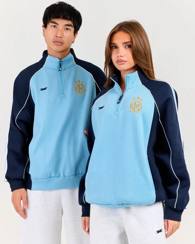 World Game 1/4 Zip - Argentina made by Elite Eleven