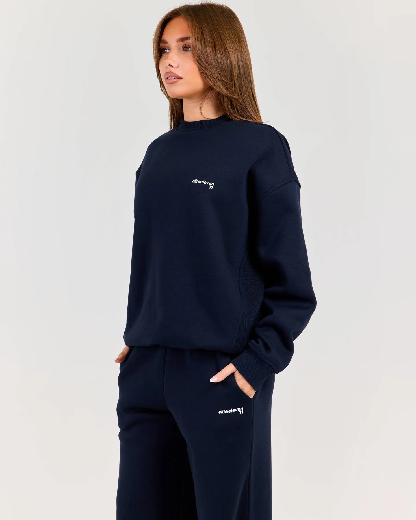 Cloudweave Relaxed Crewneck - Navy sold by Elite Eleven product image thumbnail 3