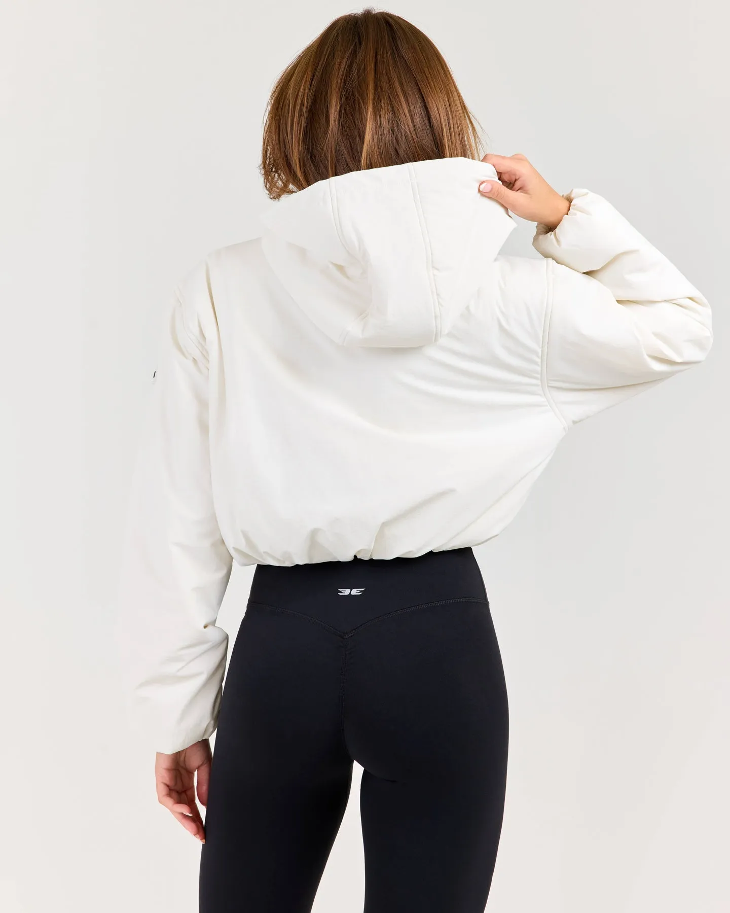 Float Cropped Hooded Jacket - Bone sold by Elite Eleven product image thumbnail 2