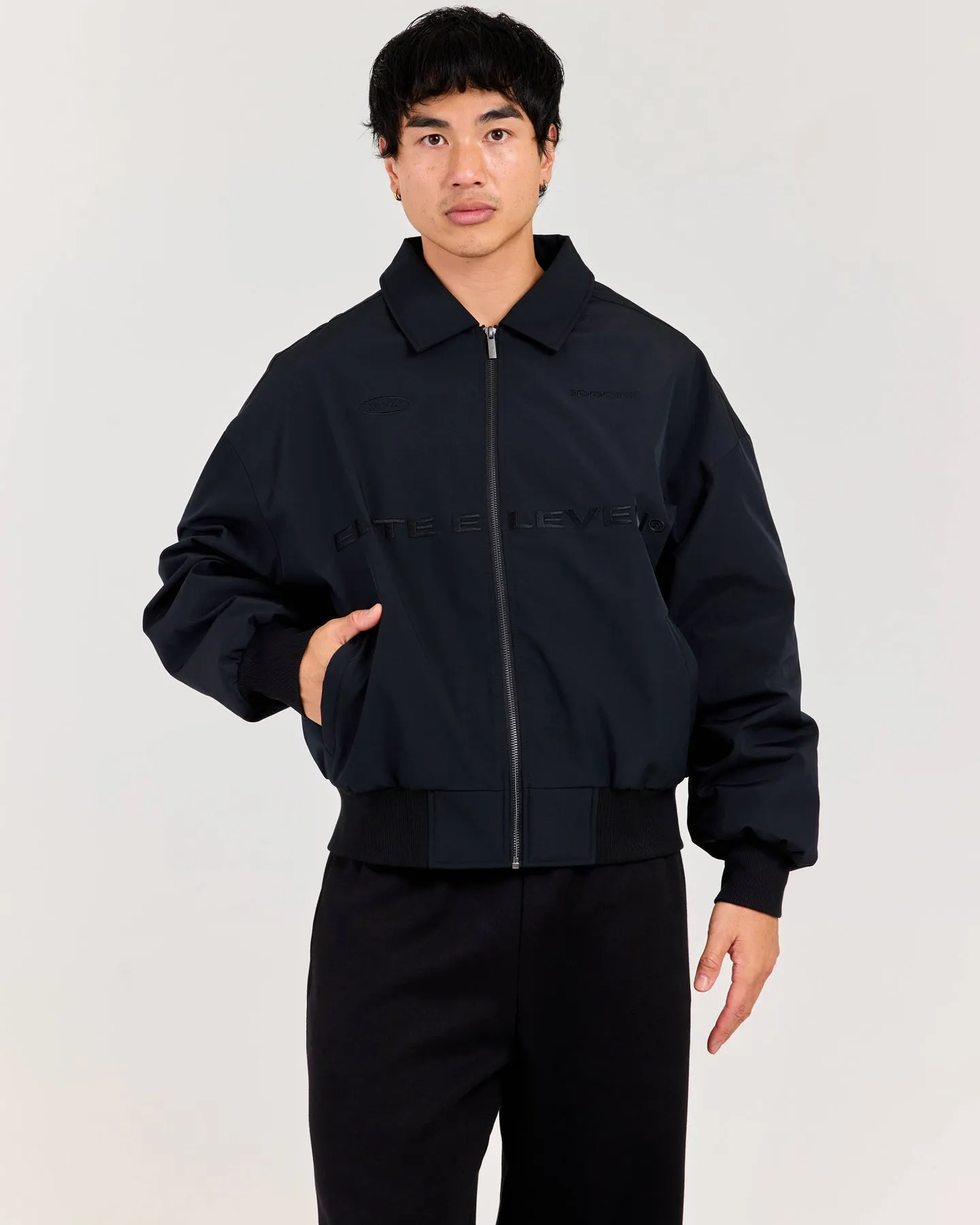 Men's Bomber Jacket - Black sold by Elite Eleven