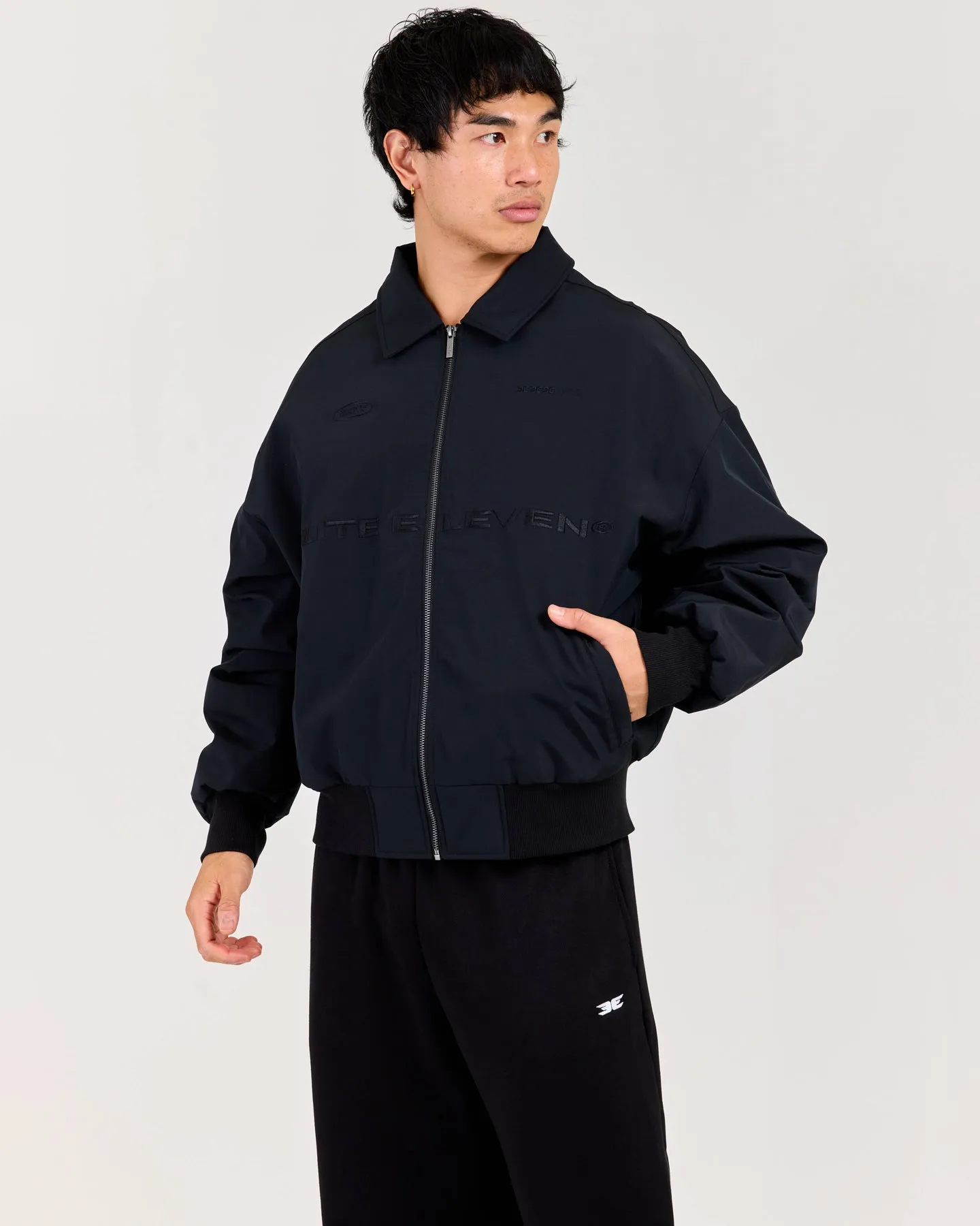 Men's Bomber Jacket - Black sold by Elite Eleven product image thumbnail 3