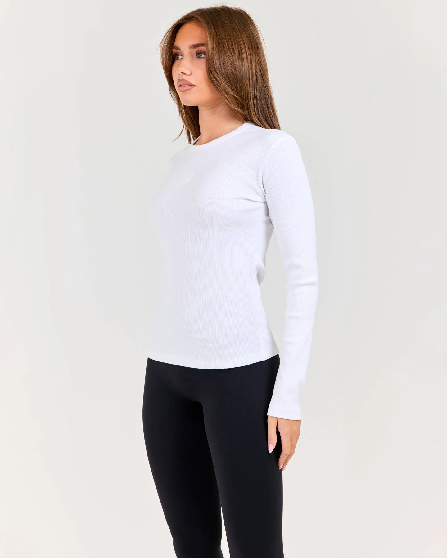 Ribbed Long Sleeve - White sold by Elite Eleven product image thumbnail 3