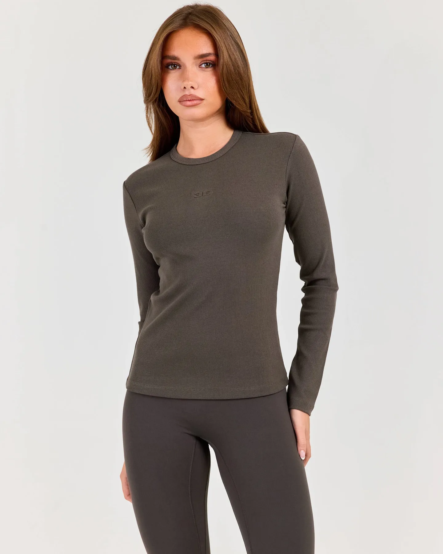 Ribbed Long Sleeve - Dark Olive sold by Elite Eleven