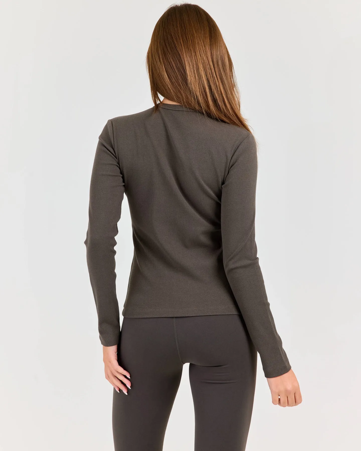 Ribbed Long Sleeve - Dark Olive sold by Elite Eleven product image thumbnail 2