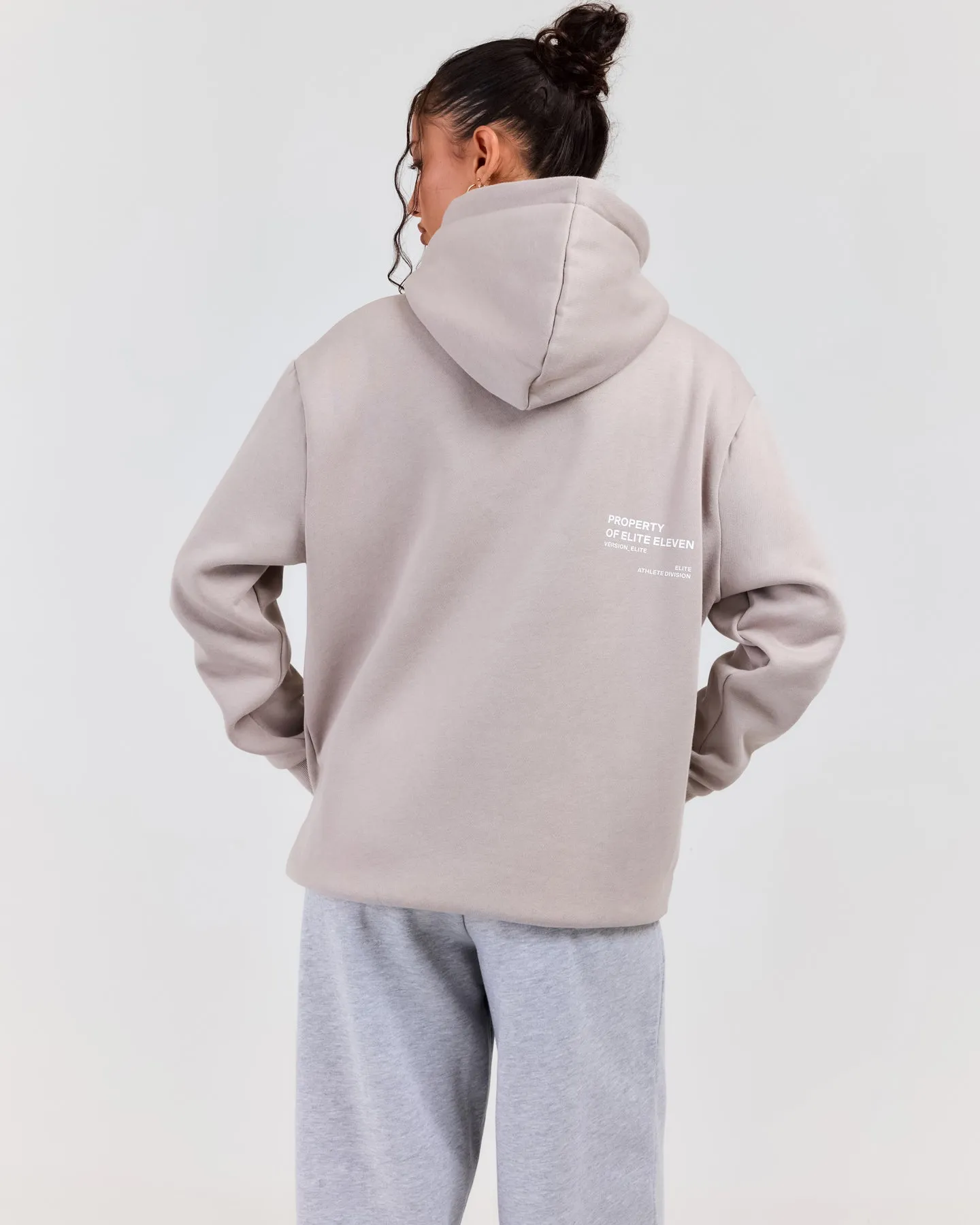 Capital Offset Hoodie - Taupe sold by Elite Eleven product image thumbnail 5