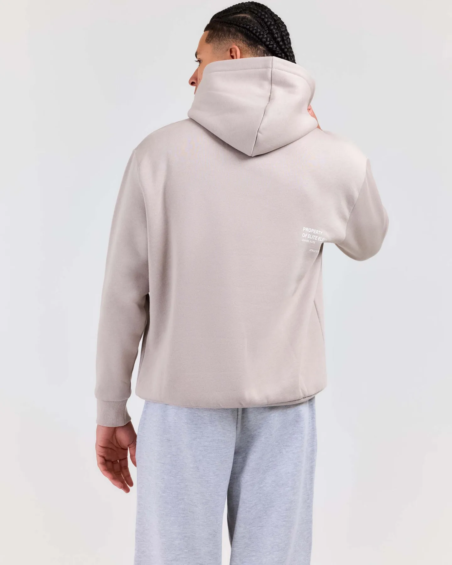 Capital Offset Hoodie - Taupe sold by Elite Eleven product image thumbnail 3