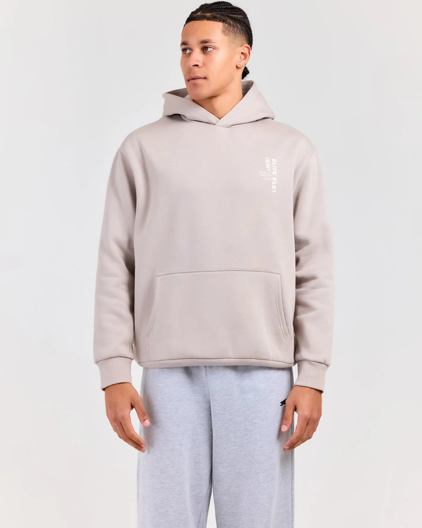 Capital Offset Hoodie - Taupe sold by Elite Eleven product image thumbnail 2