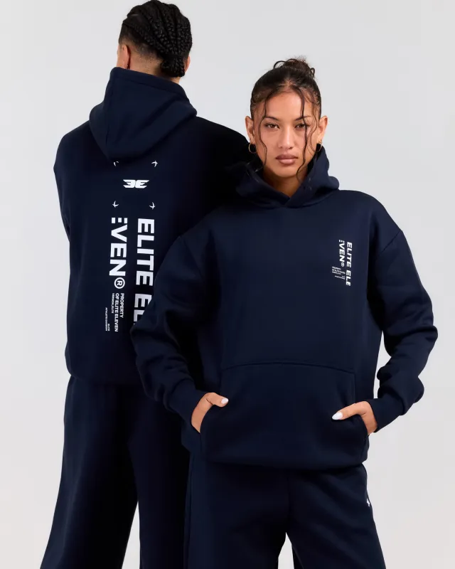 Capital V4 Hoodie - Navy made by Elite Eleven