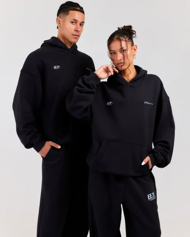 Premium Cotton Unisex Hoodie - Washed Black made by Elite Eleven