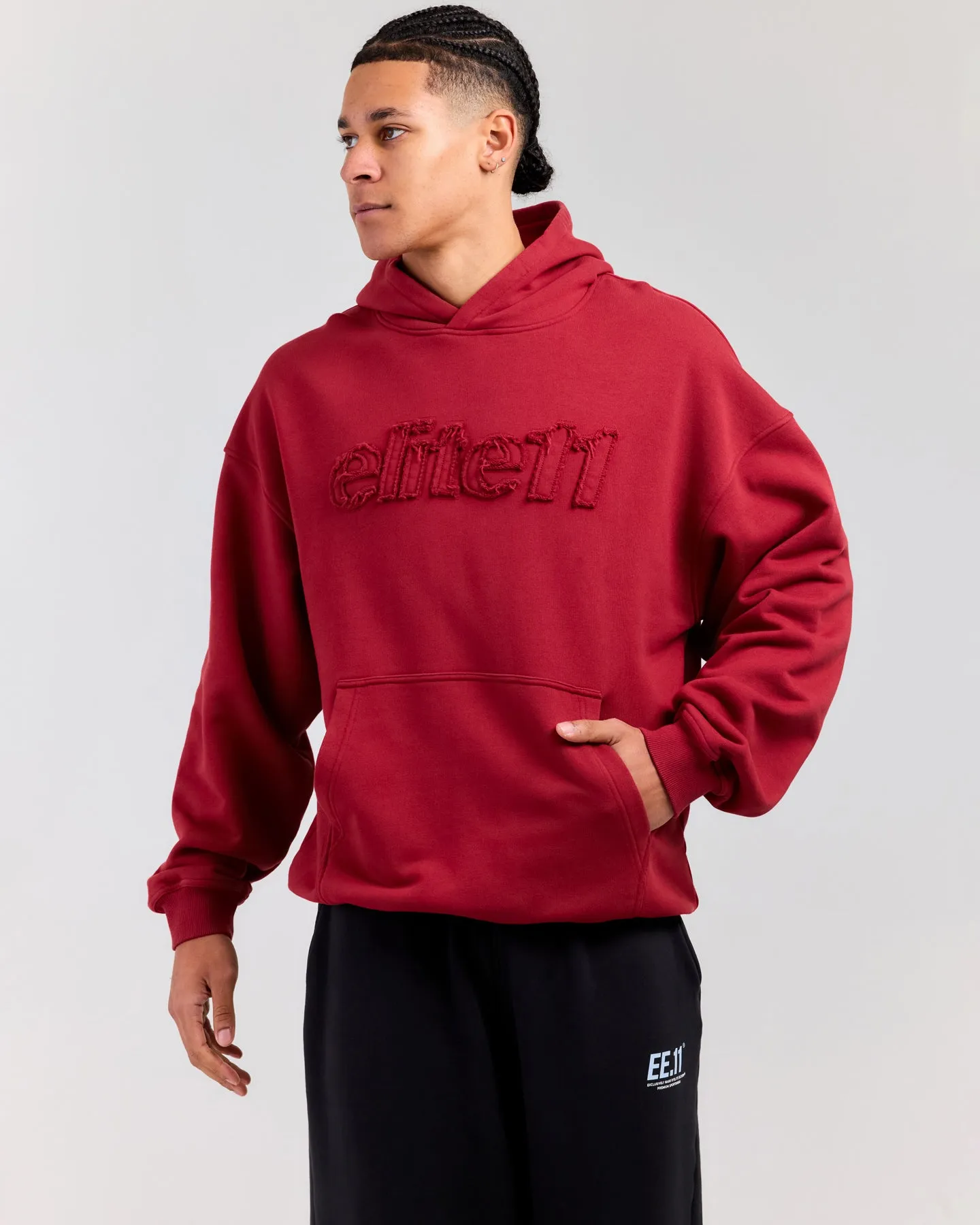 Elite11 Distressed Hoodie - Distressed Red sold by Elite Eleven product image thumbnail 4