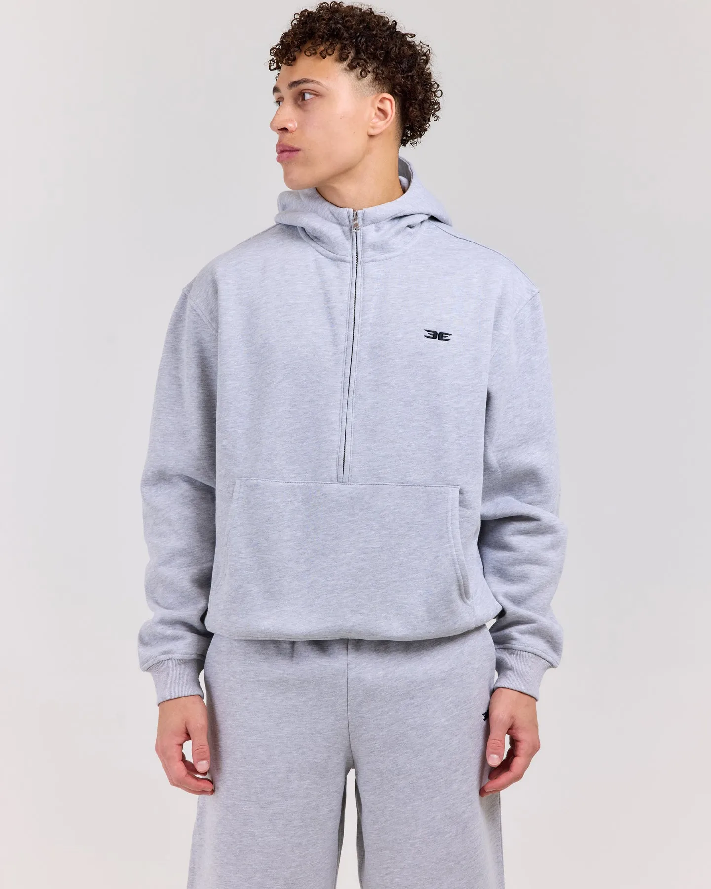 Classic Half Zip Hoodie - Grey sold by Elite Eleven product image thumbnail 2