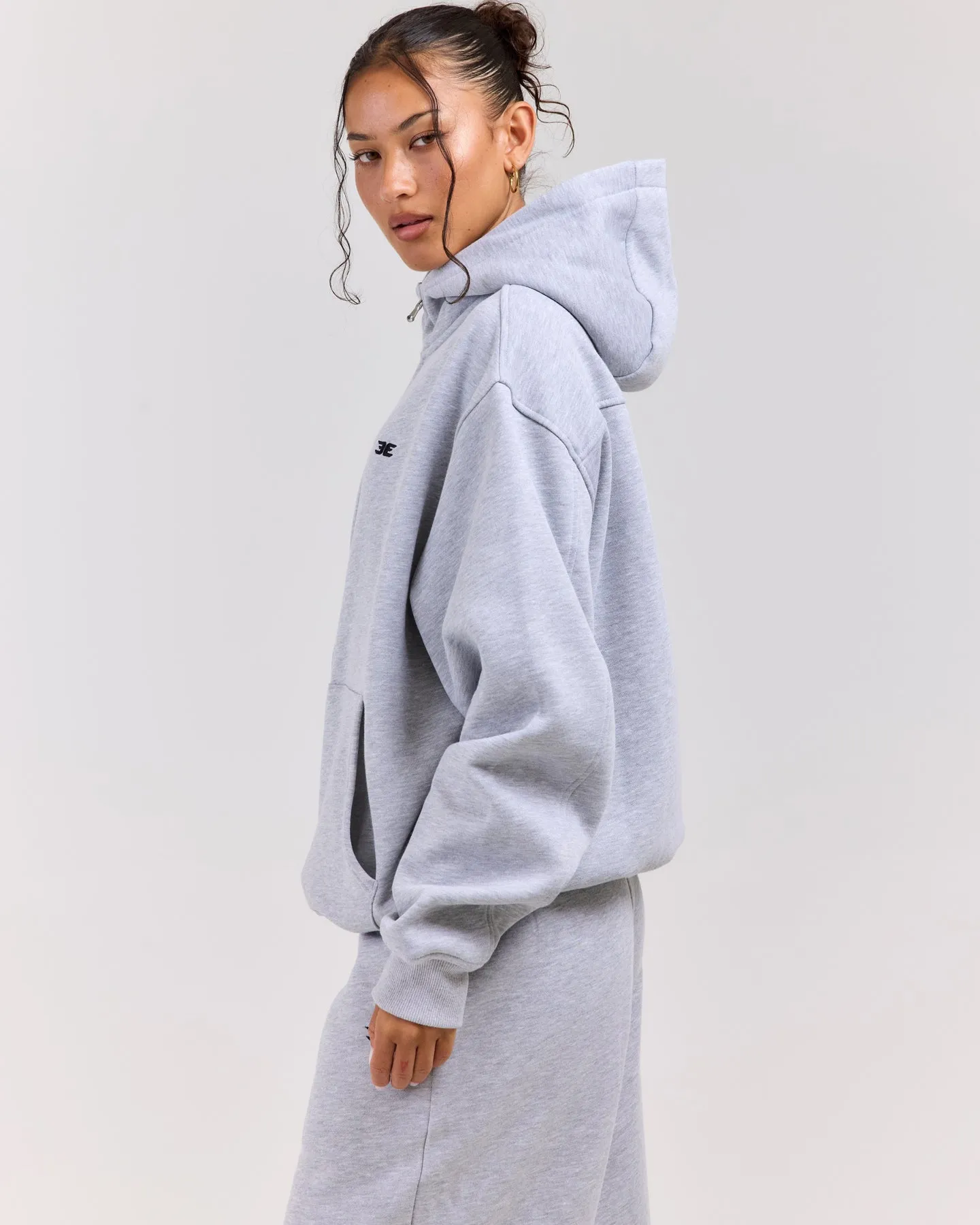 Classic Half Zip Hoodie - Grey sold by Elite Eleven product image thumbnail 4