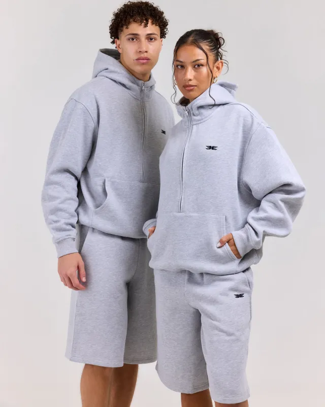 Classic Half Zip Hoodie - Grey made by Elite Eleven