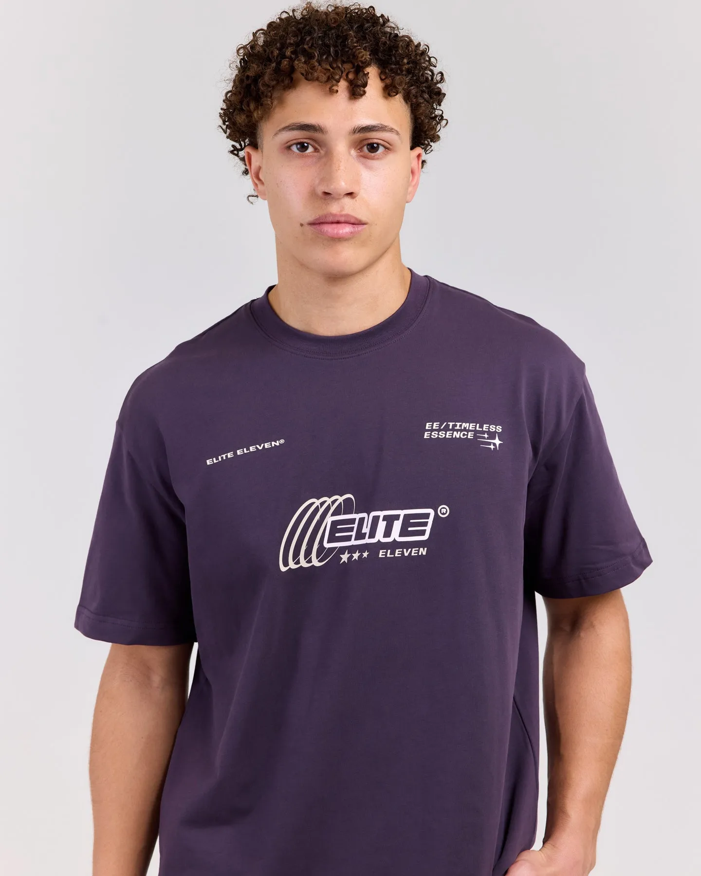 Retro Tee - Plum/Bone sold by Elite Eleven product image thumbnail 4