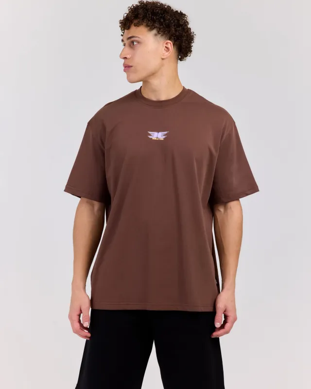 EE World Tour Tee - Brown made by Elite Eleven